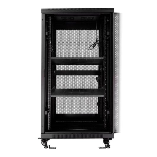 Aiten Data Armario Rack Suelo 19" 22U 600 x 600 x 1175 mm Montado con Accesorios