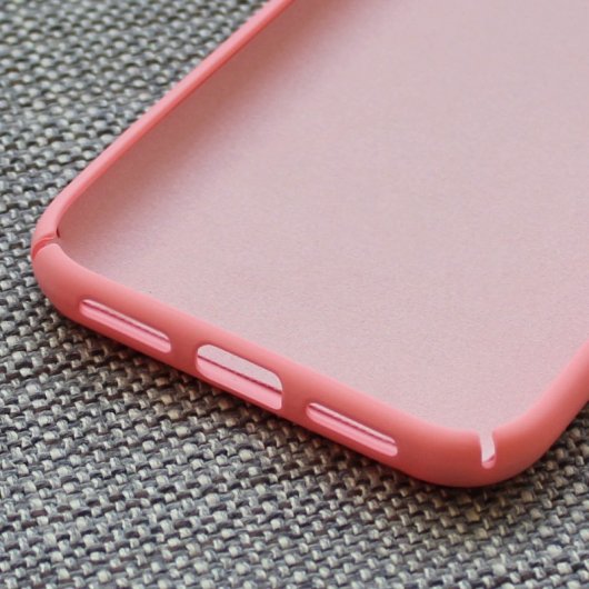 Avizar Funda de Silicona Semirrígida Mate Suave Rosa para iPhone 11