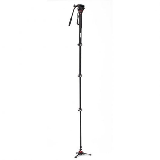 Manfrotto MVMXPROA42W Monopie de Aluminio para Vídeo con Rótula y Base