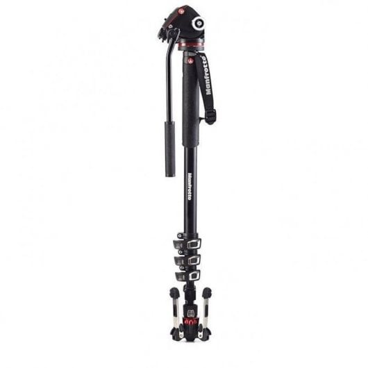 Manfrotto MVMXPROA42W Monopie de Aluminio para Vídeo con Rótula y Base