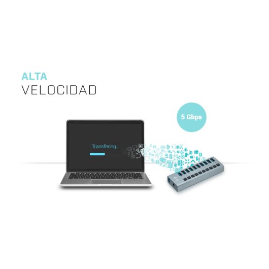 i-tec USB 3.0 Charging HUB 10 port + Power Adapter 48 W