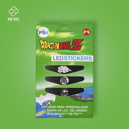 FR-TEC Dragon Ball Z Pack 3 Decalcomania LED per PS4