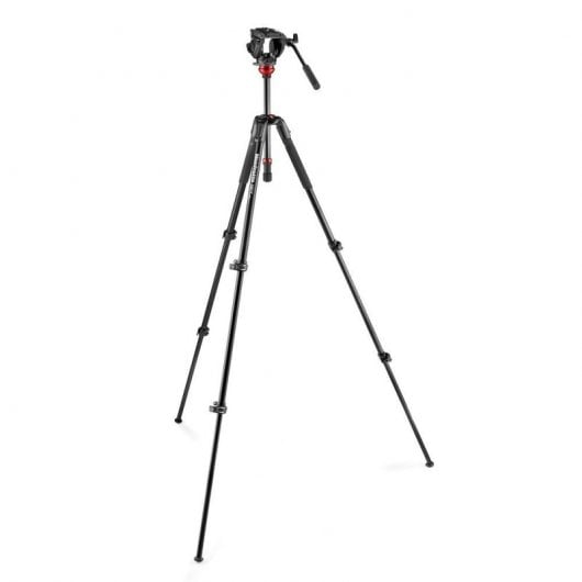 Manfrotto MVK500190XV Trípode de Aluminio para Vídeo con Rótula Fluida