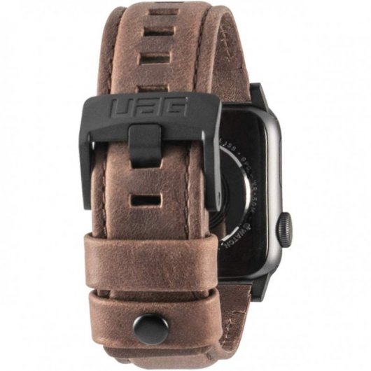 UAG Correa Cuero Marrón para Apple Watch 42/44mm