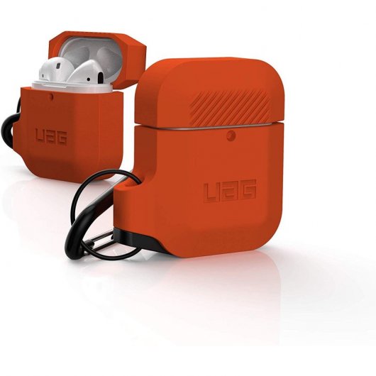 UAG Funda Silicona Naranja/Gris para Apple Airpods Gen 1&2