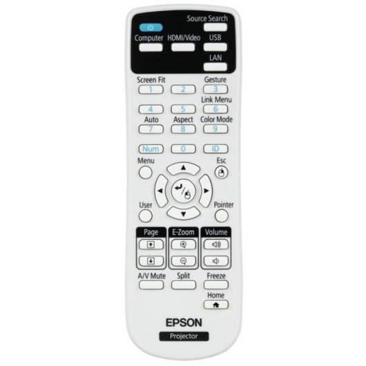 Projetor Epson EB-2155W WXGA 5000 Lúmenes 300" Lâmpada 3LCD Wireless LAN Apresentação