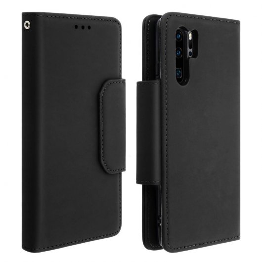 Avizar Funda Monedero Extraíble Negra para Huawei P30 Pro
