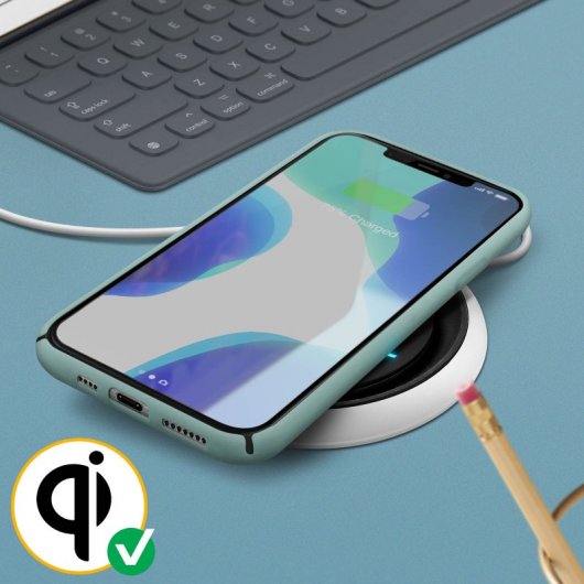 Avizar Funda de Silicona Semirrígida Mate Suave Verde para iPhone 11 Pro
