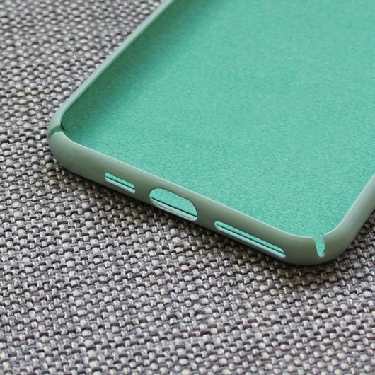 Avizar Funda de Silicona Semirrígida Mate Suave Verde para iPhone 11 Pro