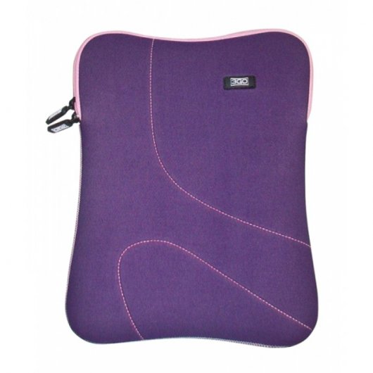 3Go Funda de Neopreno para Tablet/Netbook hasta 12" Violeta