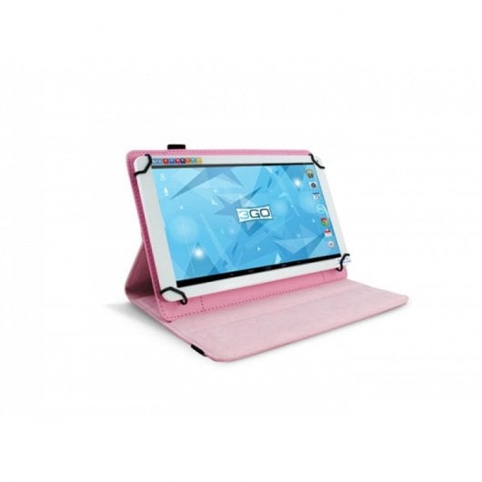 Custodia rosa 3Go CSGT19 per tablet da 10,1".