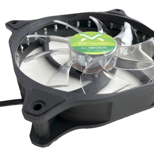 Droxio FAN12GL15 Ventola 120mm LED Verde