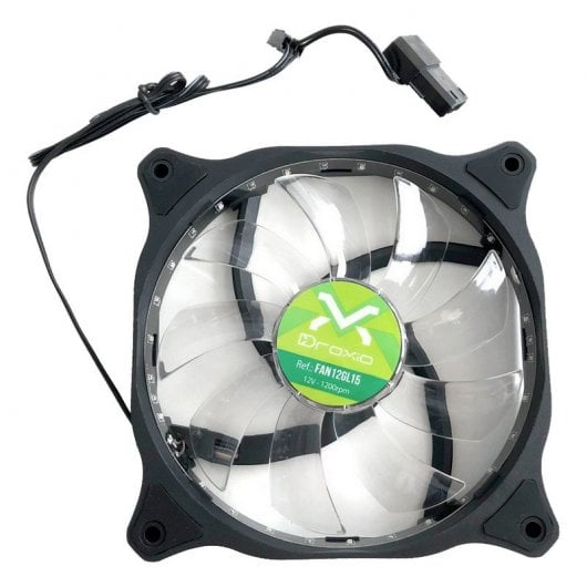 Droxio FAN12GL15 Ventola 120mm LED Verde