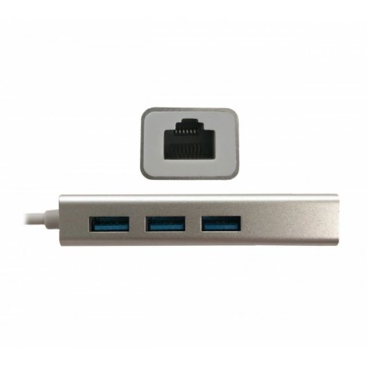 HUB 3Go USB 3.0 vers 3xUSB 3.0/Ethernet RJ-45 10/100