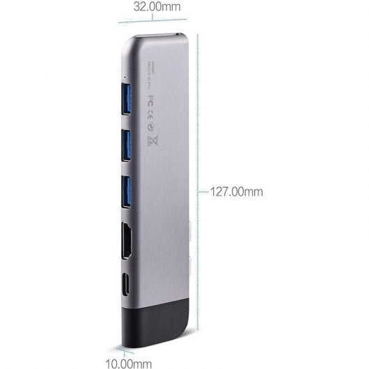 MINIX Neo C-D Pro Adaptador Multipuerto USB-C para Apple MacBook Air y Pro
