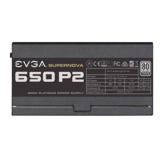 EVGA Supernova P2 650W 80 Plus Platinum Modular