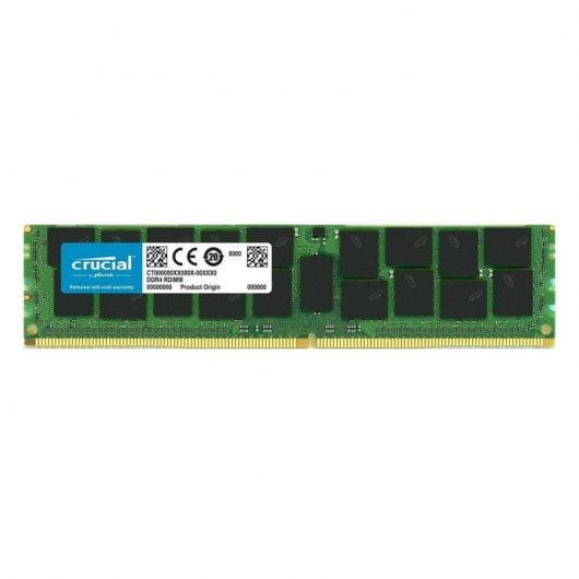 Crucial 32GB DDR4-2666 RDIMM module de mémoire 32 Go 1 x 32 Go 2666 MHz ECC