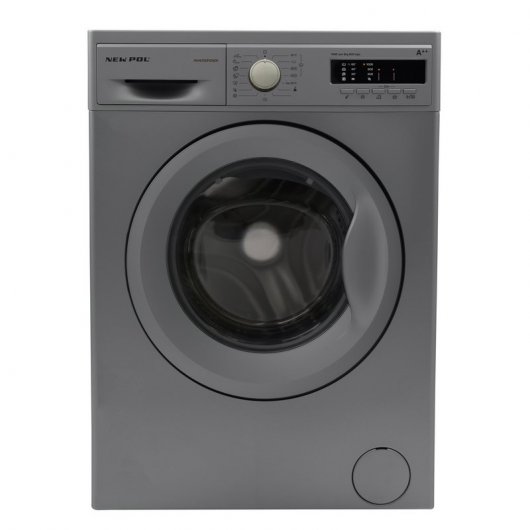 New Pol NW8100F2INOX Lavadora de Carga Frontal 8Kg A++ Acero Inoxidable