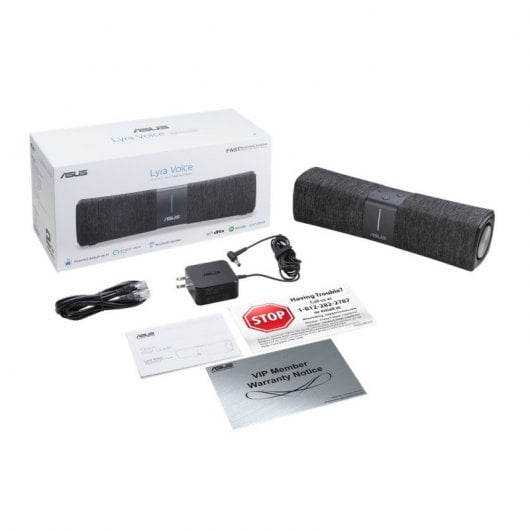 Asus Lyra Voice Router WiFi Malha Tribanda AC2200 + Coluna Bluetooth 8W