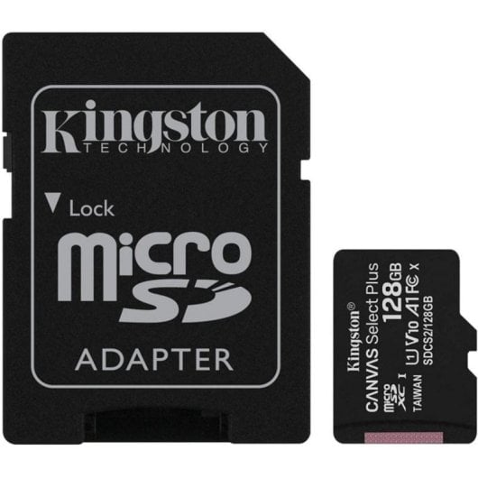 Kingston-Canvas-Select-Plus-MicroSDXC-UHS-I-128GB-Clase-10