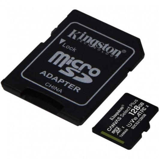 MicroSDXC Kingston Canvas Select Plus SDCS2 128GB UHS-I Class 10 100MB/s mit SD-Adapter