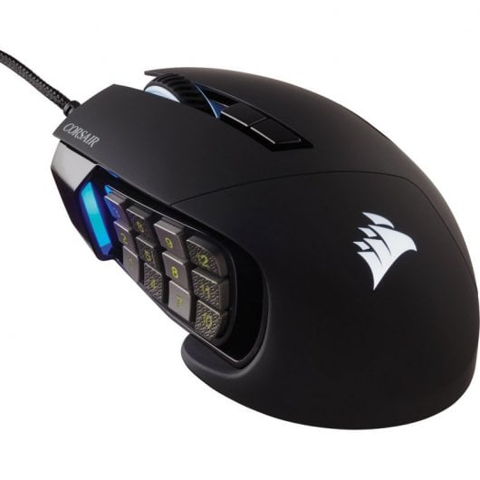 Mouse da gioco ottico Corsair Scimitar RGB Elite 18000 DPI