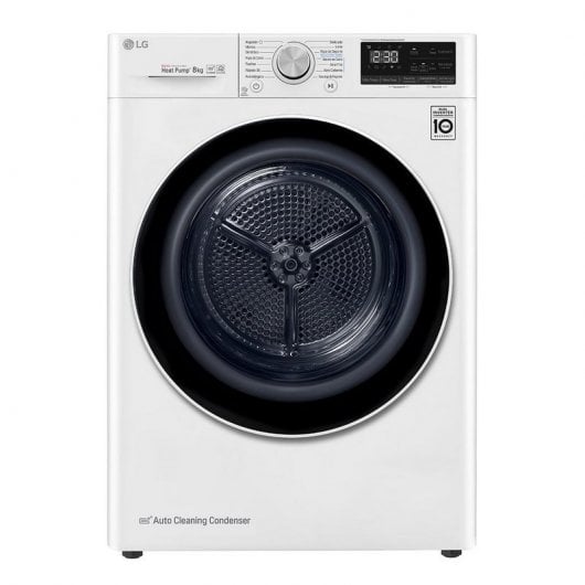 LG RC80V9AV4Q Secadora Bomba de Calor de Carga Frontal 8Kg A+++ Blanca