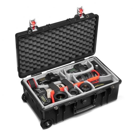 Manfrotto Prolight Reloader Tough-55 HighLid Maleta Rígida con Ruedas para Cámara