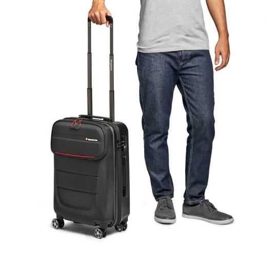 Manfrotto Pro Light Reloader Spin-55 Custodia trolley Nero, Rosso