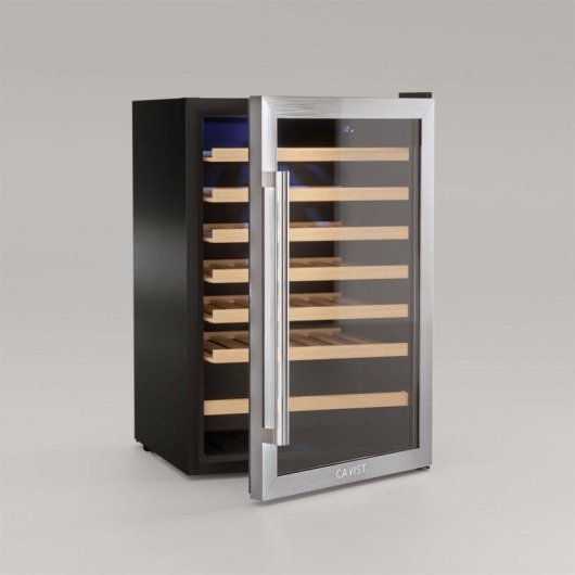 Weinkühler Maison Cavist CAVC48 48 Flaschen 1 Zone Touch Edelstahl