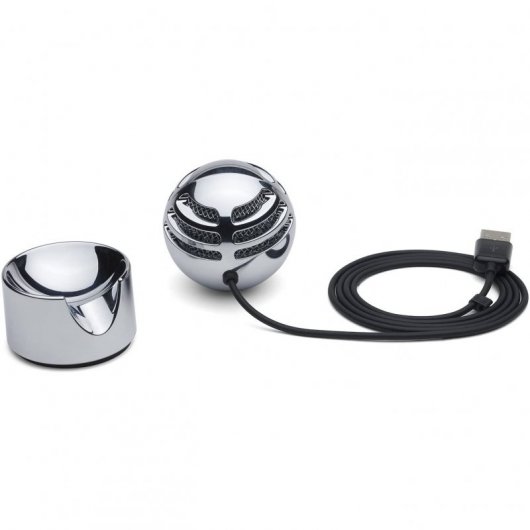 Samson Meteorite Microphone à condensateur USB Argenté