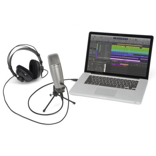 Samson C01U Pro Micrófono de Condensador USB Plata