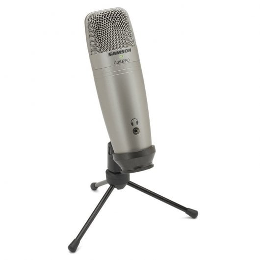 Samson C01U Pro Micrófono de Condensador USB Plata