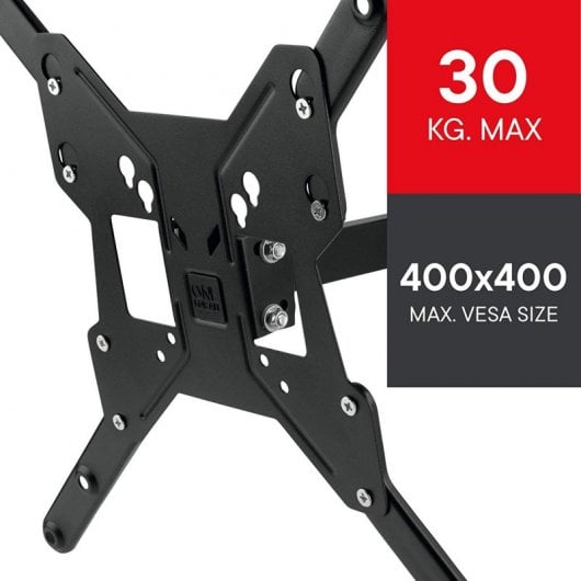 One For All WM 2441 Soporte Televisión Giratorio 90º 13"/65" Vesa 400X400 Max 30Kg