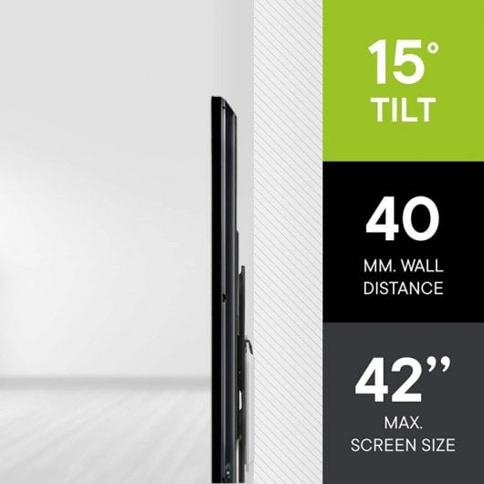 One For All WM 4221 Support TV mural inclinable 19"/42" Vesa 200X200 Max 50Kg