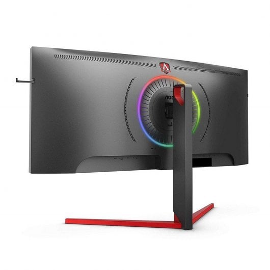 AOC AGON 3 AG353UCG écran plat de PC 88,9 cm (35") 3440 x 1440 pixels Quad HD LED Noir, Rouge