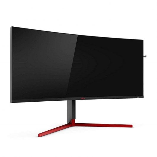 AOC AGON 3 AG353UCG écran plat de PC 88,9 cm (35") 3440 x 1440 pixels Quad HD LED Noir, Rouge