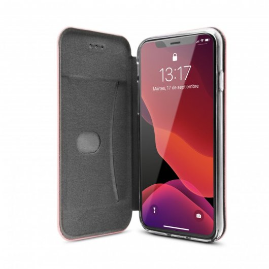 Nueboo Funda Flip Style Rosa Dorado para iPhone 11 Pro Max