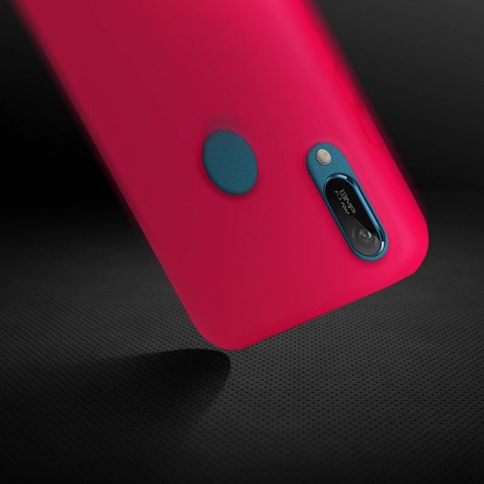 Avizar Funda de Silicona Semirrígida Suave Fucsia para Huawei Y6 2019/Honor 8A