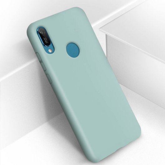Avizar Funda de Silicona Semirrígida Suave Verde para Huawei Y6 2019/Honor 8A