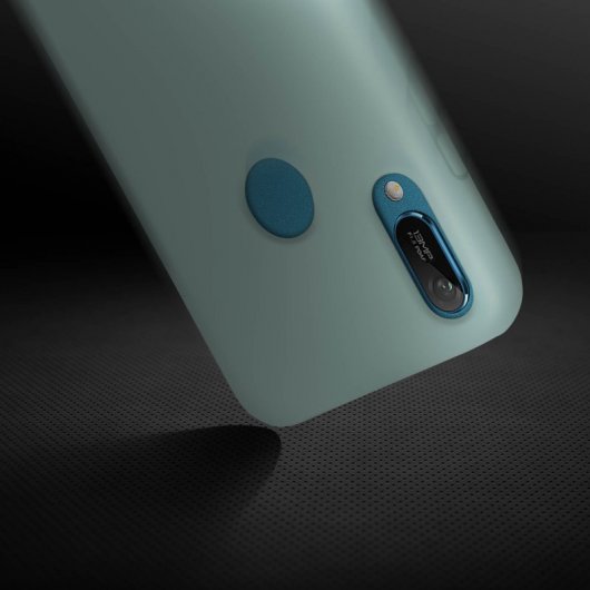 Avizar Funda de Silicona Semirrígida Suave Verde para Huawei Y6 2019/Honor 8A