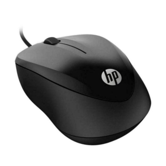 Rato HP com Fio 1200 DPI Ambidestro USB Tipo A Preto Compacto