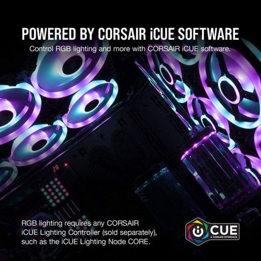 Corsair iCUE QL120 RGB PWM Single Pack Noir 120mm