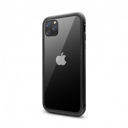Nueboo Funda Magnética con Cristal Templado Negra para iPhone 11 Pro
