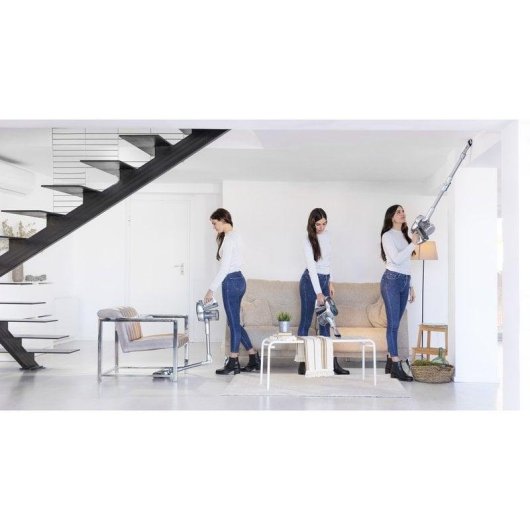 Aspirador sem Fio Cecotec Conga Rockstar 300 X-Treme ErgoWet 430W 65 min Função Lavagem Filtro HEPA Depósito 800ml