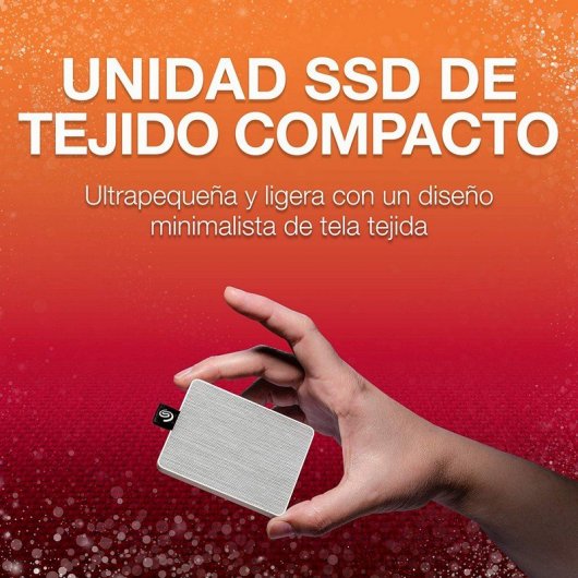 Seagate One Touch 500GB SSD Blanco