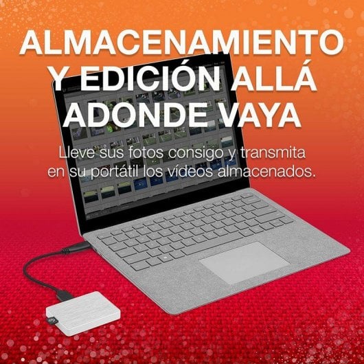 Seagate One Touch 1TB SSD Blanco