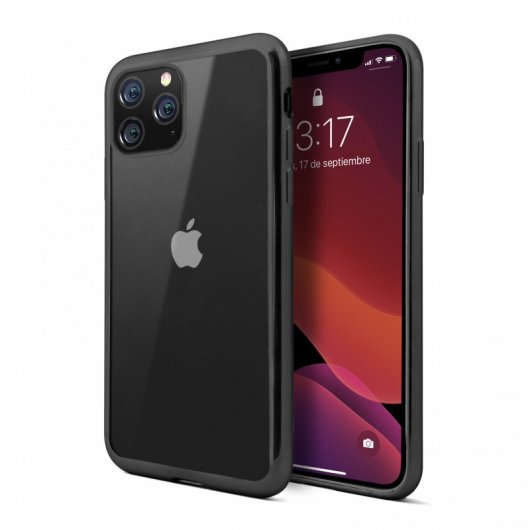 Nueboo Funda Gel TPU Color Frame Negra para iPhone 11 Pro Max