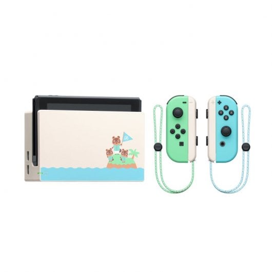 Nintendo Switch V2 Édition Animal Crossing: New Horizons + Jeu Animal Crossing: New Horizons
