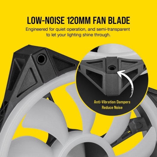 Corsair iCUE QL120 RGB Pack de Tres Ventiladores con Lighting Node CORE